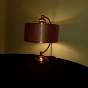 modern golden table lamp, contemporary design gold table lamp mod. teb702