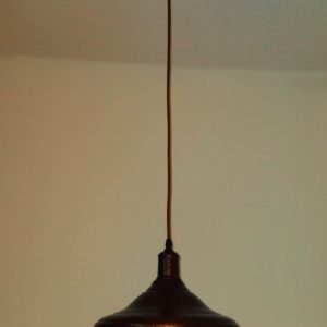 Vintage industrial ceiling pendant light, modern stylish aged bronze pendant light mod.pik701