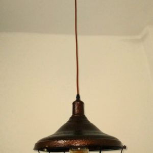 Vintage industrial ceiling pendant light, modern stylish aged bronze pendant light mod.pik701