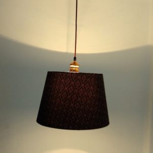 lampshade ceiling pendant light , brown floral lampshade, pendant light. Mod.pfbrown701