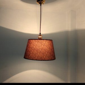 lampshade ceiling pendant light , yellow floral lampshade, pendant light. Mod.pfyellow701