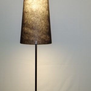 Modern black floor lamp, japanese style lamp, black lampshade mod. faib