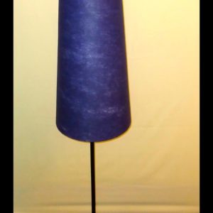 Modern black floor lamp, japanese style lamp, blue lampshade mod. faib