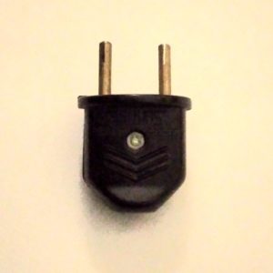 Vintage Electrical plug , male socket.