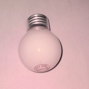 Small Incandescent bulb . Retro bulb